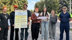 Сотрудник Госавтоинспекции провёл профилактическую акцию для юных пешеходов