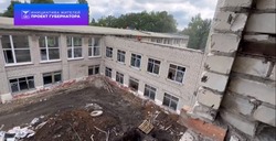 Михаил Лобазнов рассказал о ходе капитального ремонта Губкинской средней школы