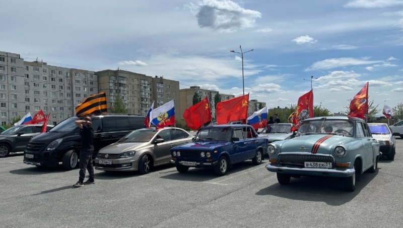 Масштабный автопробег в честь 80-летия Великой Победы провели в Губкине