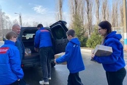 Губкинские активисты «Движения Первых» ОК «СтартУМ» собрали гуманитарную помощь