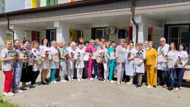 Праздничное мероприятие прошло в Губкинской городской детской больнице