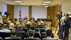 Пресс-конференция главы администрации прошла в Губкине