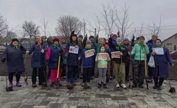 Губкинцы высадили 80 белоствольных берёз к юбилею Великой Победы