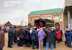 Белгородский Народный фронт доставил очередную партию гуманитарной помощи в Уразово