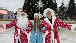 Подарок для жителей Губкина: новогоднее волшебство на главной площади