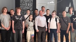 Губкинские студенты встретились с участником СВО в преддверии Дня России