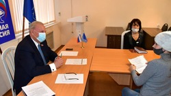 Депутат областной Думы Александр Шумейко провел приём в Губкине