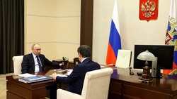 Вячеслав Гладков выступил с докладом перед Владимиром Путиным во второй раз за полгода