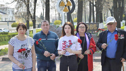 Митинг у памятника ликвидаторам катастрофы на Чернобылской АЭС прошёл в Губкине