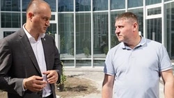 Врио губернатора Белгородской области Александр Шуваев посетил Губкин 