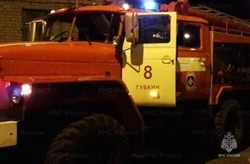 Спасатели спасли собственника квартиры при пожаре в Губкине