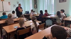 Воспитанники Губкинского детского православного центра посетили занятие по духовному краеведению