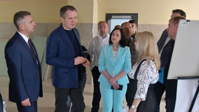 Губернатор Белгородской области Вячеслав Гладков побывал в Губкине с рабочим визитом