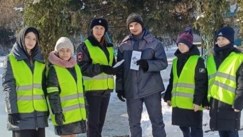 Юные губкинцы приняли участие в акции «Будь осторожен, пешеход!»