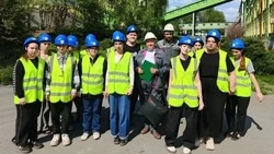 Губкинские студенты побывали на обогатительной фабрике АО «Комбинат КМАруда»