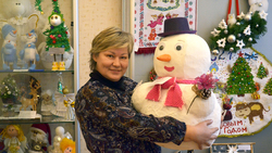 Выставка «Рождественская сказка» открылась в Губкине
