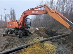 Специалисты водоканала выполнили замену участка напорного коллектора в Губкине