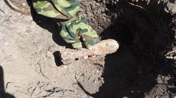 Домовладельцы в Губкине нашли мину времён войны