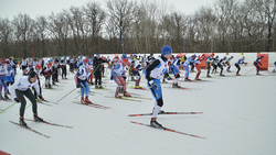 Всероссийская массовая лыжная гонка «Лыжня России» под Губкином