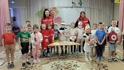 Специалисты Красного Креста посетили детский сад «Белоснежка» в Губкине