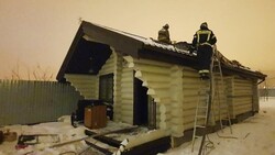 Пожар произошел в селе Истобное