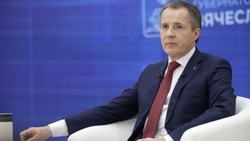 Губернатор Вячеслав Гладков начал большую пресс-конференцию