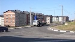 Специалисты начали обустраивать перекрёсток улиц Преображенской и Кретова в Губкине