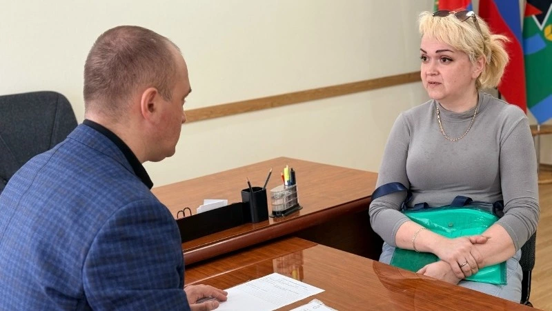 Глава администрации Губкинского городского округа Василий Голиков провёл очередной приём граждан