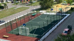 Три спортивных площадки благоустроены на территории Губкинского городского округа