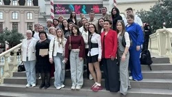 Губкинская делегация посетила большой праздничный концерт «Песни Победы» в Москве