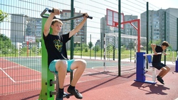 Сразу два детских спортивно-игровых уголка открылись в Губкинском городском округе