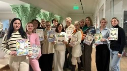 Губкинцы поучаствовали в мастер-классе по нейрографике «Пояс Афродиты»