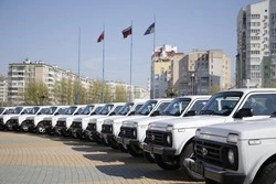 Вячеслав Гладков передал ключи от новых машин для патрулирования лесного фонда Белгородской области