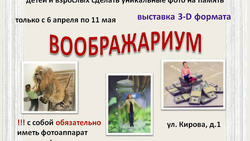Площадка для уникальных фото 3D формата «Воображариум» откроется в Губкине