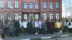 Группа туристов элегантного возраста из Белгородского района посетила Губкин