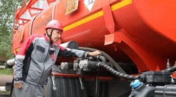 С электроникой на борту. На комбинат поступил современный топливозаправщик