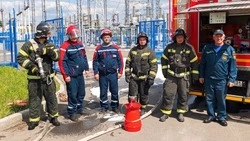 Энергетики «Белгородэнерго» и сотрудники МЧС отработали ликвидацию пожара на подстанции
