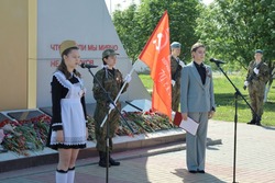 Жители микрорайона Лебеди города Губкина отпраздновали самый главный день – 9 Мая 