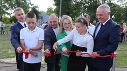 Новая универсальная спортивная площадка появилась в Губкинского городском округе