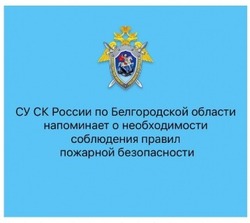 Следственный комитет напомнил о необходимости соблюдения правил пожарной безопасности