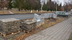 В Губкине проводится ремонт  автодороги на улице Лазарева 