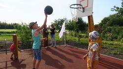 Новая детская площадка стала украшением посёлка Степное Губкинского городского округа