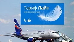 Белгородцы смогут улететь Аэрофлотом «без чемодана» по сниженному тарифу